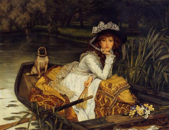 1870_james_tissot_french_1836-1902__young_woman_in_a_boat2